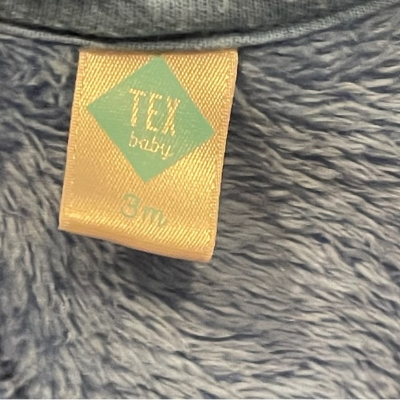 Tex baby zip up jacket size 3 months Preowned monster theme winter - Picture 3 of 4